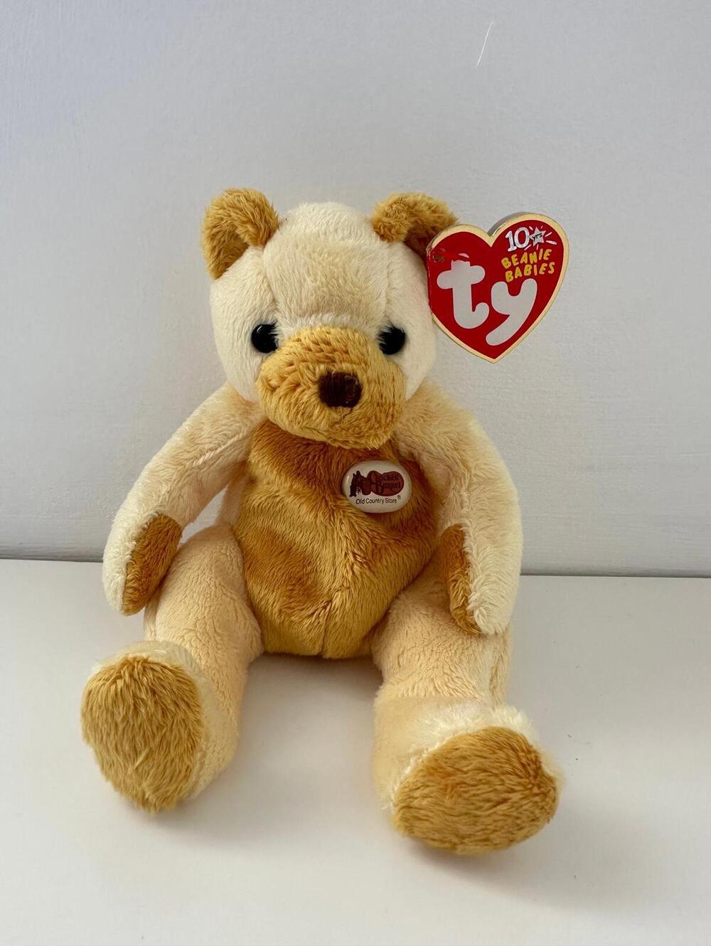 Ty Beanie Babies “Cornbread” the Cracker Barrel Bear (6.5 inch)
